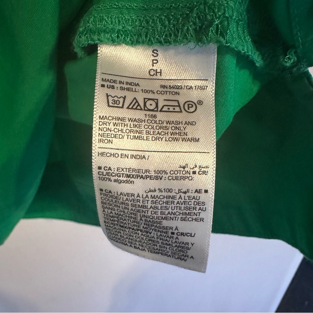 Old Navy Swing Shift Emerald Green Dress With Pockets Size Small - Picture 4 of 10